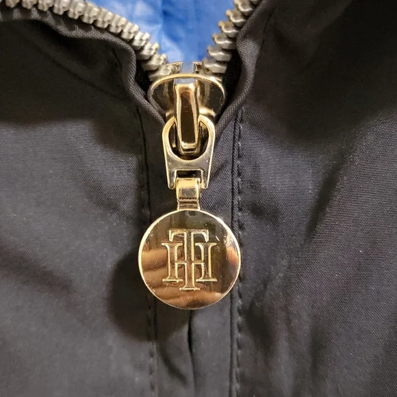 Tommy Hilfiger Light Zip Navy Blue Jacket - Picture 3 of 8